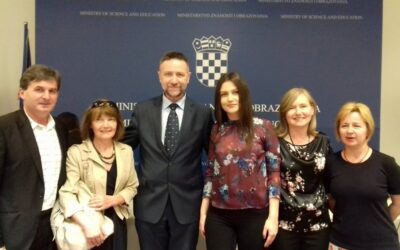 Prijem naše učenice Gabrijele Glavaš kod ministra prof.dr.sc.Pave Barišića