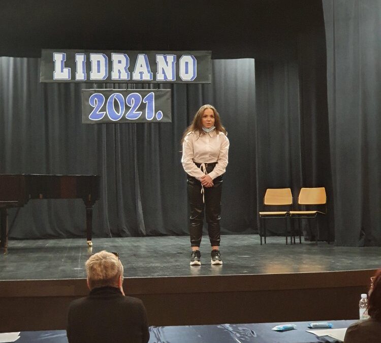 ŽUPANIJSKA SMOTRA LIDRANO 2021. ZA UČENIKE SREDNJIH ŠKOLA ZAGREBAČKE ŽUPANIJE